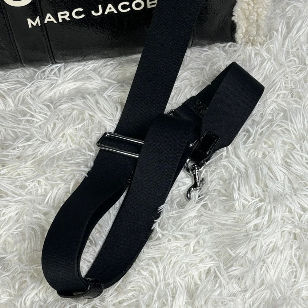 Marc Jacobs Crinkled Leather Faux Shearling Medium The Tote Bag